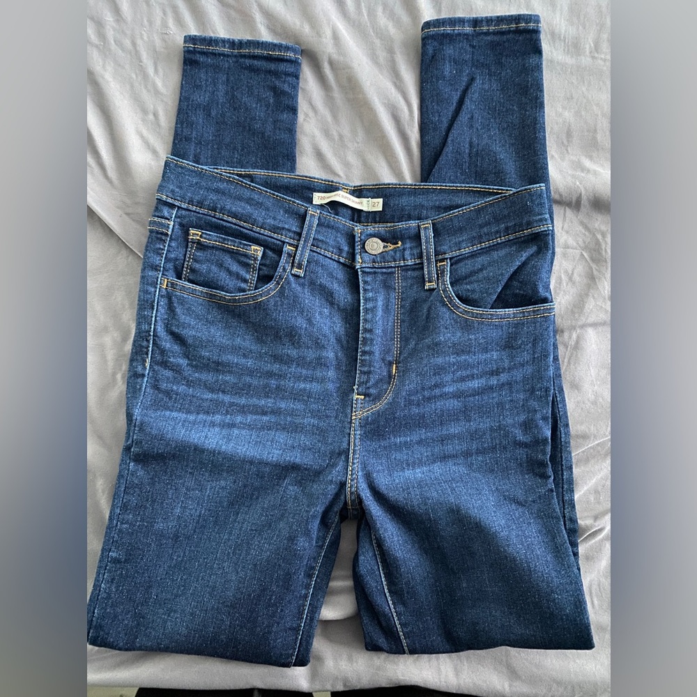 Levi’s 720 skinny jeans dark denim
